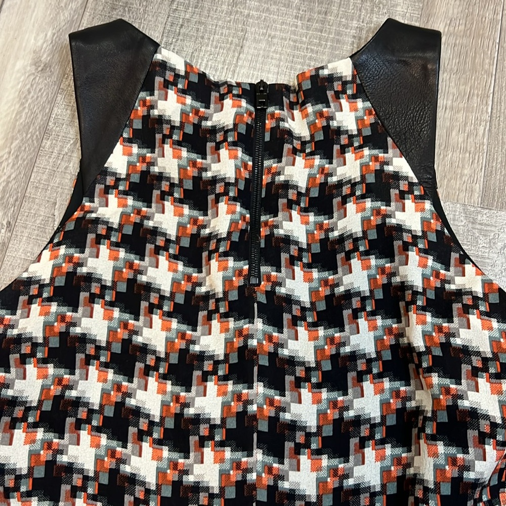Rag and Bone sleeveless‎ silk & lamb leather top size Small - Picture 6 of 10